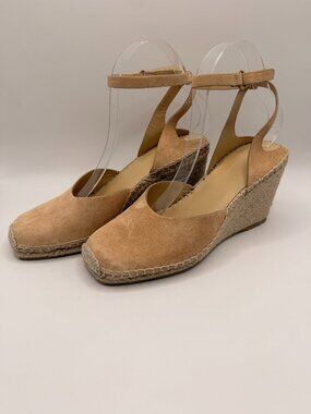Vince Womens Cecilia Espadrille Wedge Pumps Sandals Sz 8